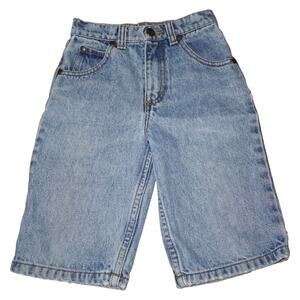Vintage Wrangler Denim Shorts Light Wash Relaxed Fit USA Made 90s Style